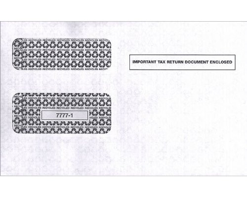 EGP IRS Approved 1099 Tax Form Envelope, 100 envelopes