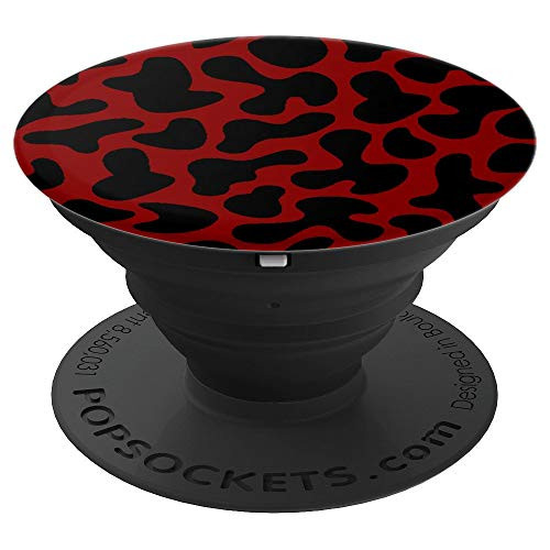Black and Brown Camouflage Camo Brown Black PopSockets Grip and Stand for Phones and Tablets