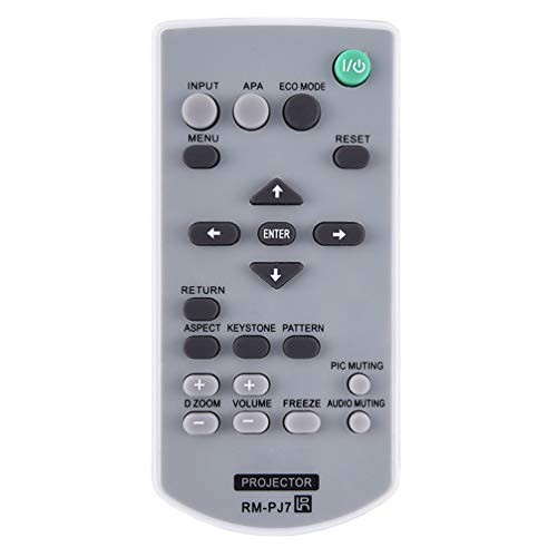 InTeching RM-PJ6/ RM-PJ8 Projector Remote Control for Sony VPL-CS21, VPL-DX10, VPL-DX11, VPL-DX15, VPL-ES7, VPL-EW7, VPL-EX130, VPL-EX7, VPL-EX70, VPL-MX20, VPL-MX25, VPL-TX7, VPL-TX70, VPL-SW526CM InTeching RM-PJ6/ RM-PJ8 Projector Remote Control for Sony VPL-CS21, VPL-DX10, VPL-DX11, VPL-DX15, VPL-ES7, VPL-EW7, VPL-EX130, VPL-EX7, VPL-EX70, VPL-MX20, VPL-MX25, VPL-TX7, VPL-TX70, VPL-SW526CM