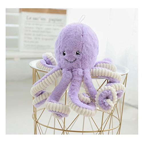 HYL World 15.7 Inches Plush Cute Octopus Dolls Soft Toy Stuffed Marine Animal for Home Decor Christmas Birthday Gifts-Purple HYL World 15.7 Inches Plush Cute Octopus Dolls Soft Toy Stuffed Marine Animal for Home Decor Christmas Birthday Gifts-Purple