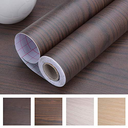 Art3d Self-Adhesive Contact Paper Countertops (200"x24", Walnut 1)