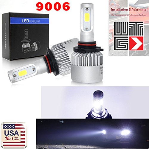 VITO 9006 HB4 120W 12000LM Bright White 6500K COB CREE LED Kit Headlight DRL Kit/High/Low Beam/Fog Lamp Light Bulbs (Contain 2 LED Bulbs)