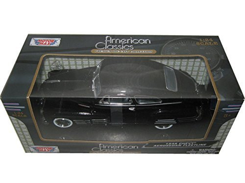 1948 Chevrolet Aerosedan Fleetline Black 1/24 by Motormax 73266