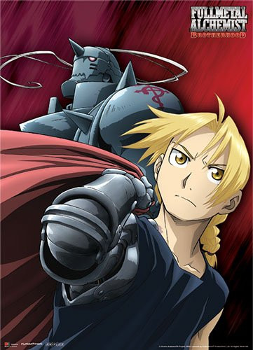 Great Eastern Entertainment 60040 Fullmetal Alchemist Brotherhood The Elric Brothers Wall Scroll, 33 by 44-Inch