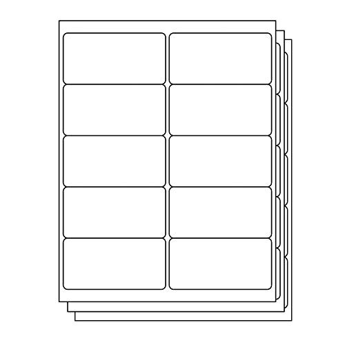 OfficeSmartLabels Rectangular 4 x 2 Shipping/Mailing Labels for Laser & Inkjet Printers, 4 x 2 Inch, 10 per sheet, White, 1500 Labels, 150 Sheets