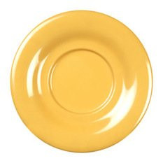 Yanco NS-9012Y Nessico 5.5" Saucer, Melamine, Yellow Color, Pack of 48