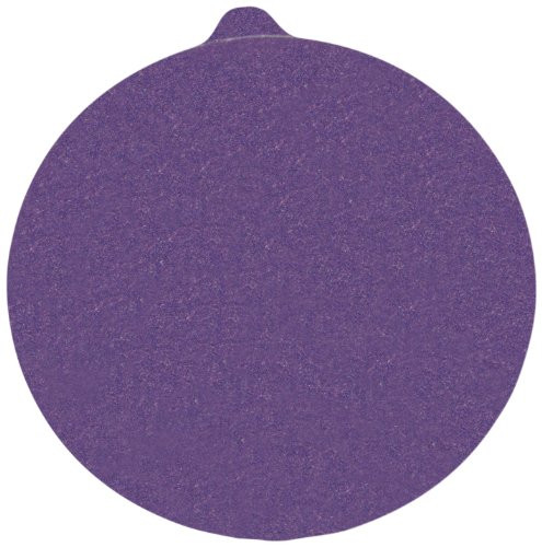 3M Stikit Paper Disc 735U with Tab, C Weight Paper, PSA Attachment, Ceramic, 5" Diameter, P120 Grit (Pack of 50)