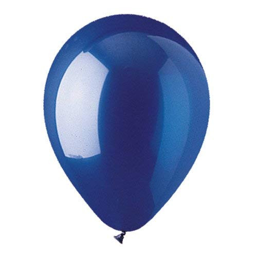 CTI Latex Balloons 912133 CRYSTAL SAPPHIRE BLUE, 12",