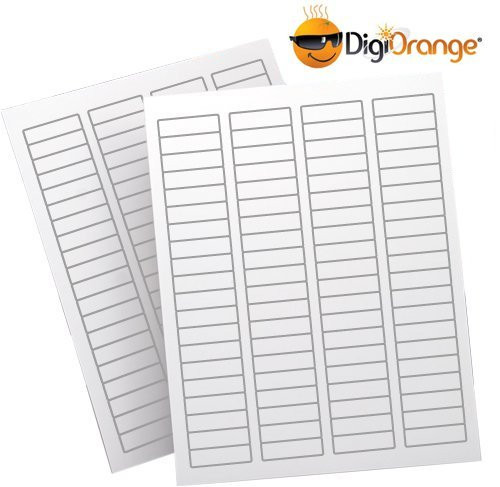 DigiOrange® Return Address Labels 24000 (300 sheets) White Laser & Inkjet Label. 1.75" x 0.5"