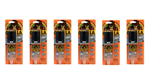Gorilla 4200103 Epoxy (6 Pack), 0.85 oz, Clear