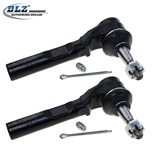 DLZ 2 Pcs Front Suspension Kit-2 Outer Tie Rod End Compatible with 1999 2000 2001 2002 2003 2004 2005 2006 2007 Chevrolet Silverado GMC Sierra 1500 RWD 2WD ES3492T