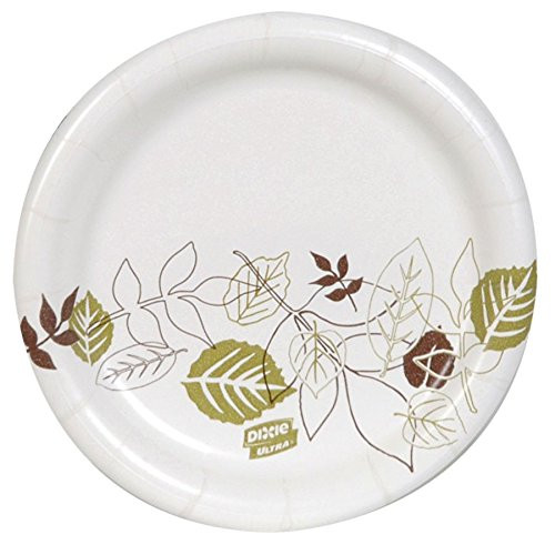 Dixie Ultra Heavy-Weight 6" Paper Plate by GP PRO (Georgia-Pacific), Pathways, SXP6WS, 125 Plates Per Pack, 4 Packs Per Case