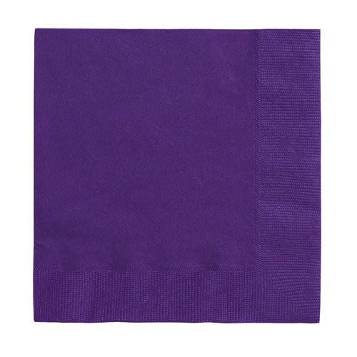 Purple 3-Ply Beverage Napkins | Party Supply | 240 Ct