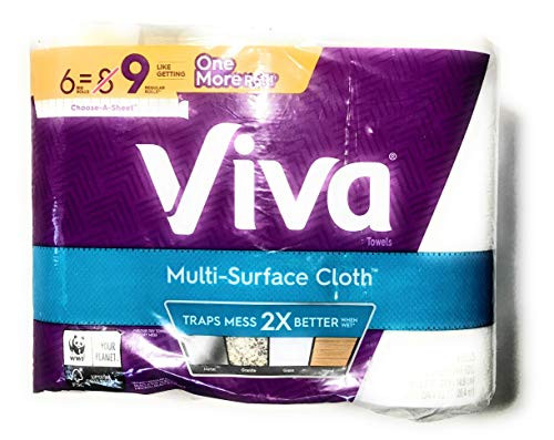 Viva Choose-a-Sheet Paper towels 6 Rolls