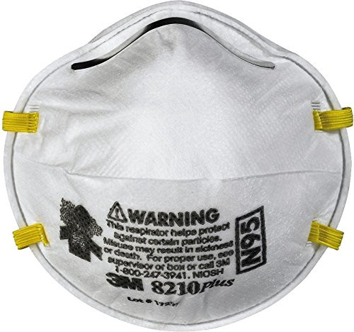 ERB Safety 21231 N95 Particle Respirator 8210 Plus Pro Mask, One Size, Paper, White (0)