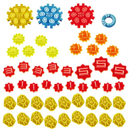 LITKO Token Upgrade Set Compatible with Forged Key Card Game, Multi-Color (50)