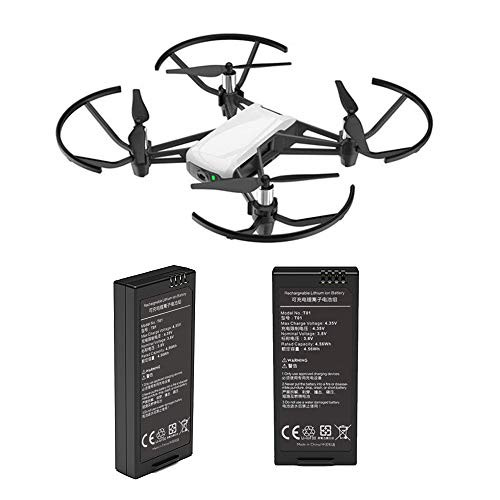 Rantow 2-Pack Tello 3.8V 1100mAh LiPo Battery Intelligent Flight Rechargeable Battery Compatible with Ryze Tello Drone Rantow 2-Pack Tello 3.8V 1100mAh LiPo Battery Intelligent Flight Rechargeable Battery Compatible with Ryze Tello Drone