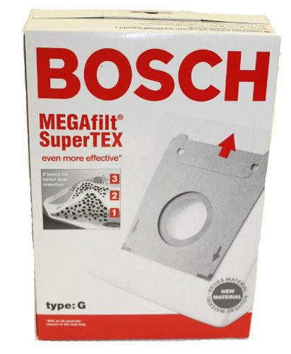 Bsh Home Appliances 462544 Paper Bag, Type G Micro Compact/Formula 5 Pk