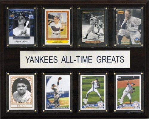 MLB New York Yankees All-Time Greats Plaque