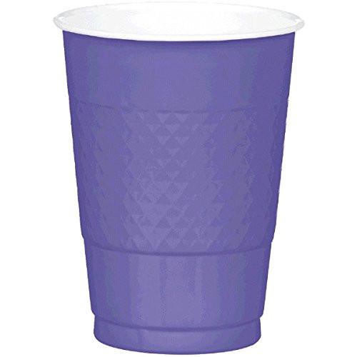 amscan New Purple Plastic Cups| 16 oz.| Party Supply | 200 ct. amscan New Purple Plastic Cups| 16 oz.| Party Supply | 200 ct.