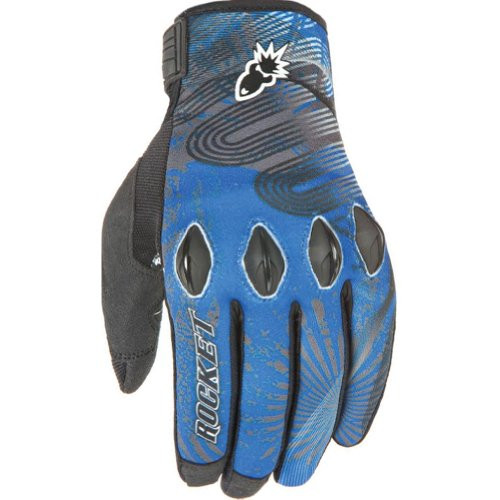 Joe Rocket Rocket Nation 2.0 Men's Textile Street Motorcycle Gloves - Blue/Large