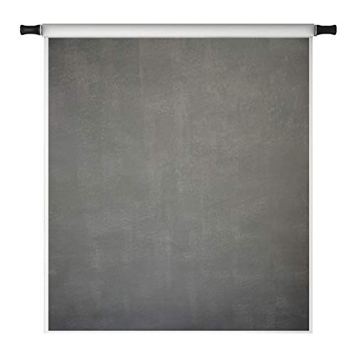 Kate 5x7ft Black Personal Headshot Photography Portrait Backdrops Painting Pattern Solid Color Old Master Backdrops for Photoshoot Studio Props