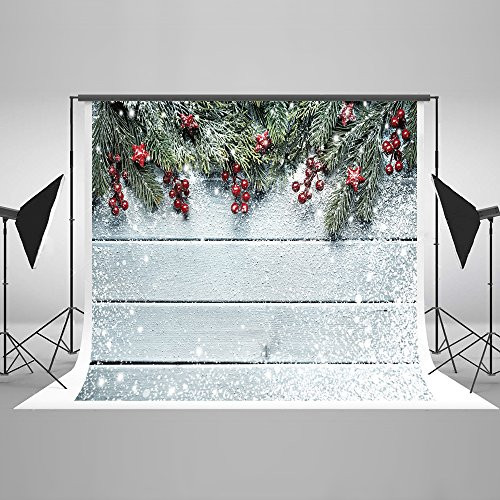 Kate 7x5ft Christmas Theme Photo Background White Wood Wall Backdrops Backdrop Christmas Decor