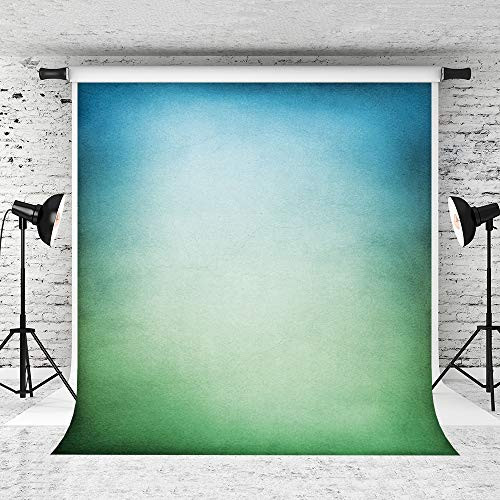 Kate 5x7ft Blue Green Gradient Portrait Backdrop for Photography Blue Green 2 Colors Gradient Photo Background Photo Booth Props