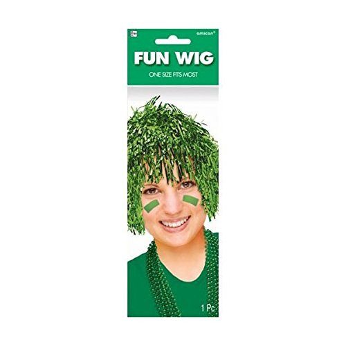 amscan Green Fun Party Wig Costumes, 6 Ct.