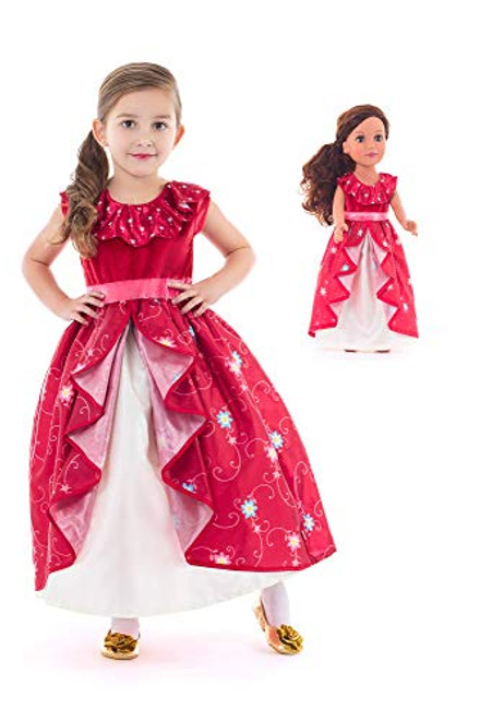 Little Adventures Spanish Princess Dress Up Costume & Matching Doll Dress (Medium Age 3-5) Little Adventures Spanish Princess Dress Up Costume & Matching Doll Dress (Medium Age 3-5)