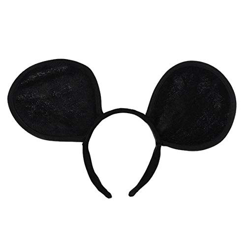 Plush Child Mouse Ears Headband | 6 Ct.