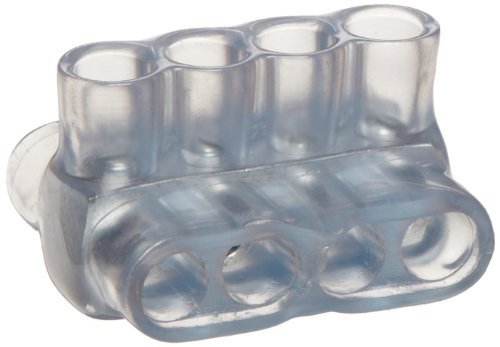Morris Products 97316 Multi-Cable Connector, Insulated, Dual Entry, Clear, 4 Ports, 4 - 14 Wire Range
