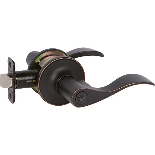 Delaney Hardware 500T-BN-US10BE-G2-Entrance Callan2 Bennett Lever with Entrance, Edge Oil Rubbed Bronze