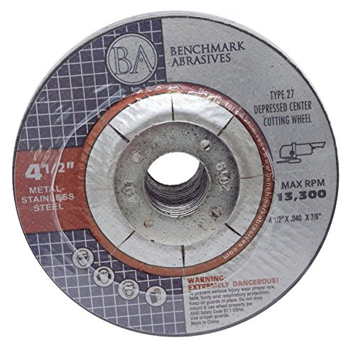 4.5"x.040"x7/8" Depressed Center Thin CutOff Wheel - 50 Pack
