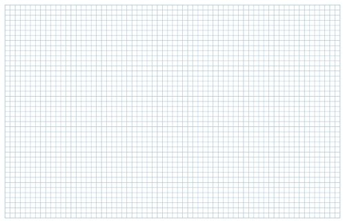 11x17" / Quadrille Grid Blueprint and Graph Paper (5 Pads)