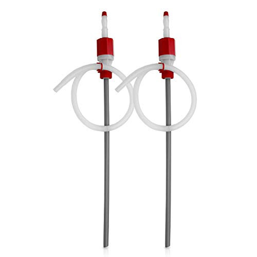 2 PK TERAPUMP TRTI901 BPA-Free Extra Heavy Duty Siphon Drum Pump for 15 30 55 Gallon Drum Pump