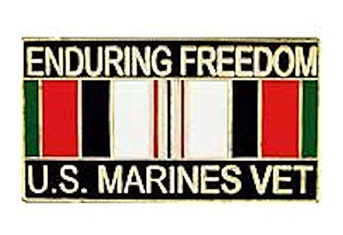 EagleEmblems P12271 Pin-Endur.Freed,USMC,Vet. (1.125'')
