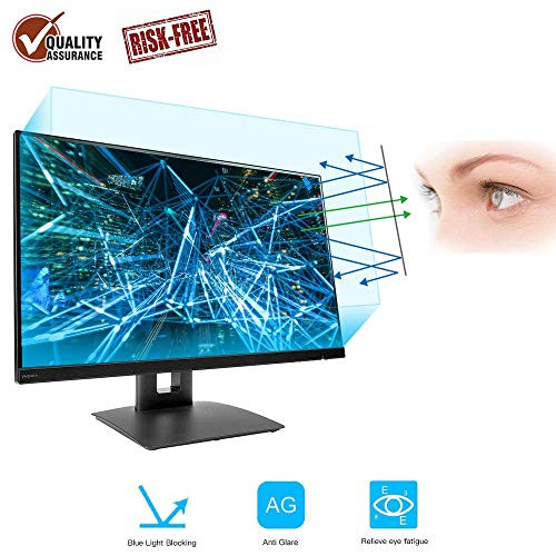 27 Inch Monitor Screen Protector -Blue Light Filter, FORITO Eye Protection Blue Light Blocking Computer Screen Protector for 27" Widescreen Desktop Monitor with 16:9 Aspect Ratio