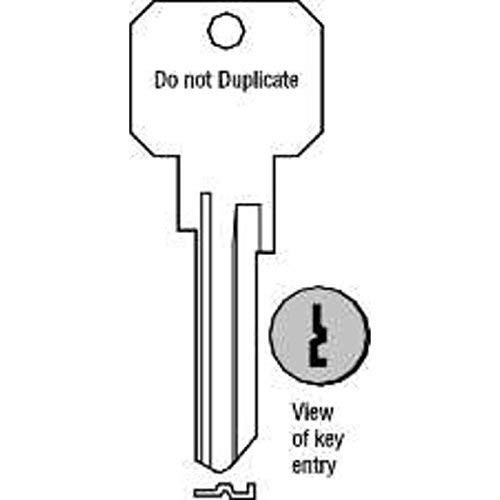 KABA ILCO DND-1063KW Kw1 Kwikset"Do Not Duplicate" Key Blank 50 Pack, 1" x 1" x 1" (Pack of 50)