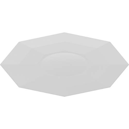 Ekena Millwork ROSC050X025MASUF 5" W x 2 H x 1/2" P Medium Mason Rosette White