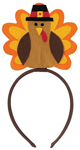 amscan Thanksgiving Party Turkey Head Bopper, 12 Ct.
