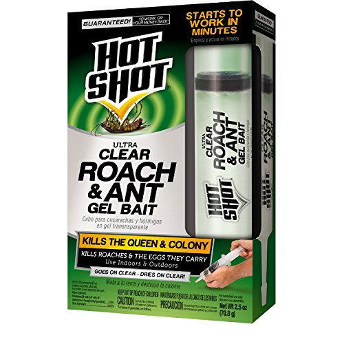 Hot Shot Ultra Clear Roach & Ant Gel Bait, 1-Count, 6-Pack Hot Shot Ultra Clear Roach & Ant Gel Bait, 1-Count, 6-Pack