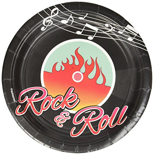 Amscan 50's Party Plates, 7", 96 Ct.