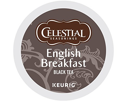Celestial Seasonings English Breakfast Black Tea, Single Serve Coffee K-Cup Pod, Tea, 72