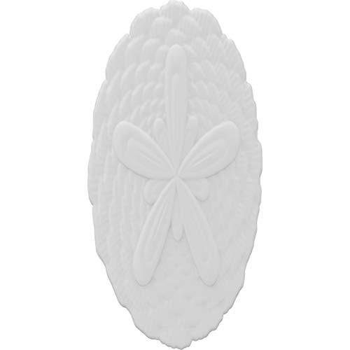 Ekena Millwork ROSC025X050WTLUF 2 W x 5" H x 1/2" P Medium Waterloo Rosette White