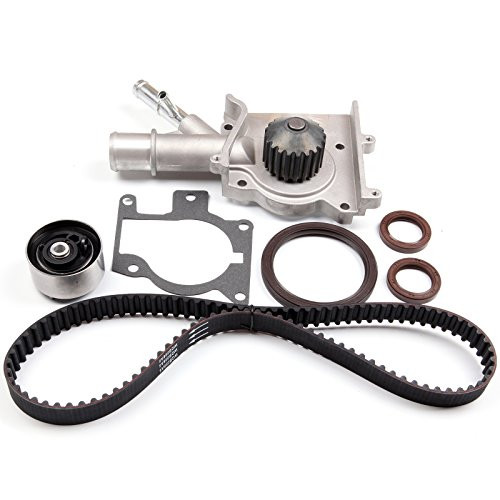 SCITOO Timing Belt W/Water Pump Kit Fit 2000-2004 Ford Focus SOHC 2.0L 1989CC L4