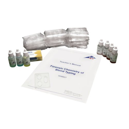 3B Scientific W56607 Forensic Chemistry of Blood Types Kit