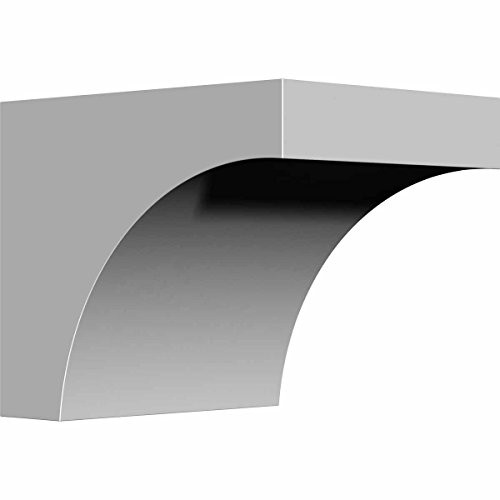 Ekena Millwork BKT07X07X09ST-CASE-2 7 1/4 inch W x 7 1/4 inch D x 9 inch H Stockport Bracket (2-Pack),