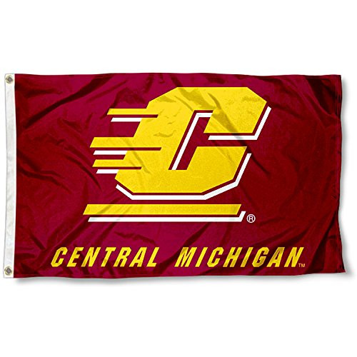 CMU Central Michigan Chippewas University Large College Flag CMU Central Michigan Chippewas University Large College Flag