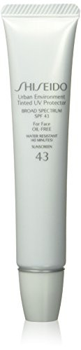 Shiseido Urban Environment Tinted UV Protector Broad Spectrum SPF 43, No. 3 for Face, 1.10 Ounce